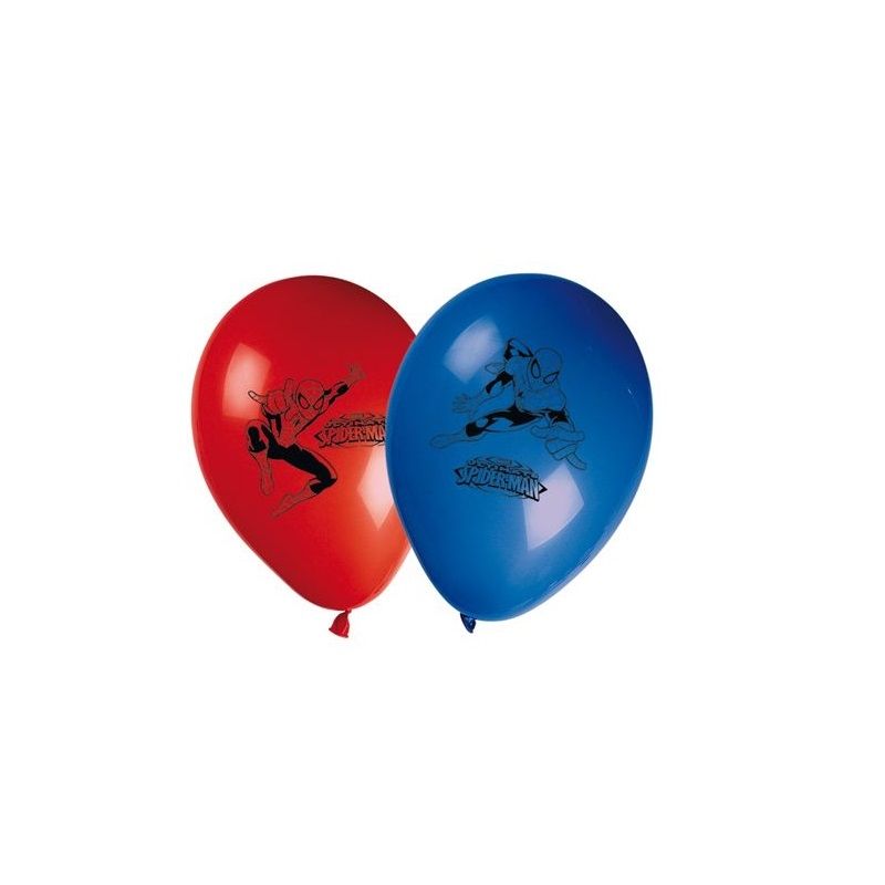 Ballon Spiderman en latex x6