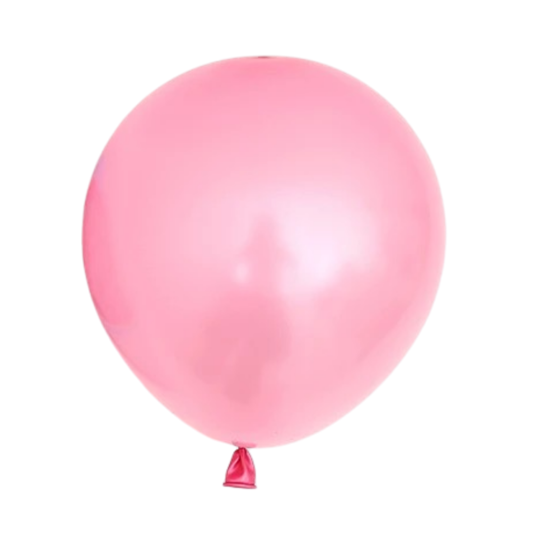 Ballon rose nacré