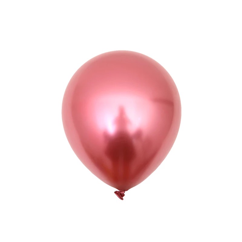 Ballon de luxe rouge métallisé