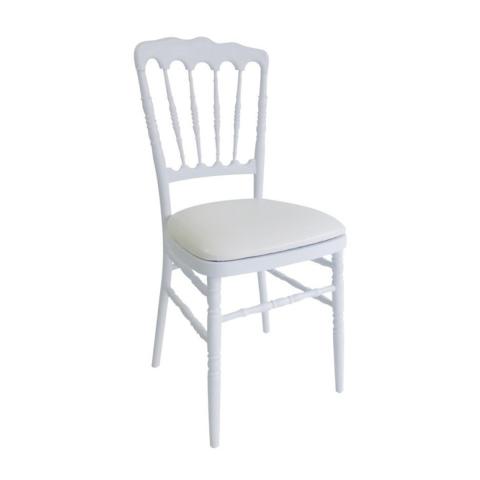 Location de chaises napoléon; chaise napoléon blanche; chaise napoléon mariage;