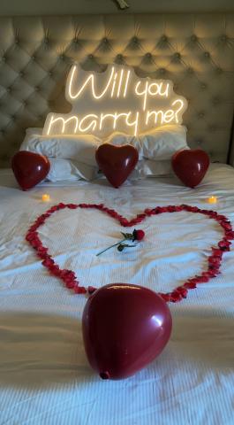 Néon LED Will you marry me 100cm