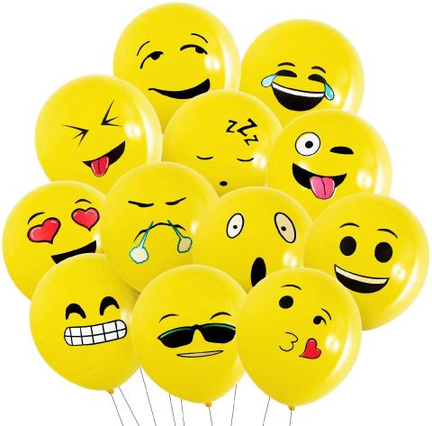 Ballon Smiley x10