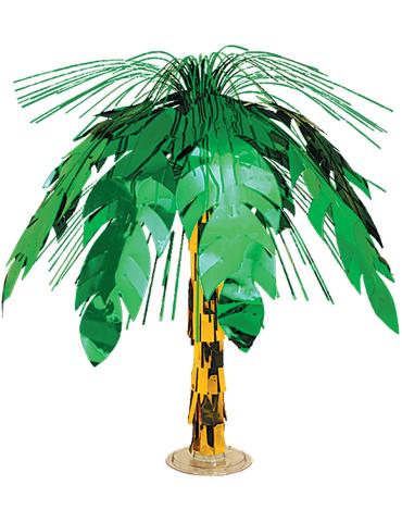 décoration palmier; anniversaire Hawaï; décoration tropicale