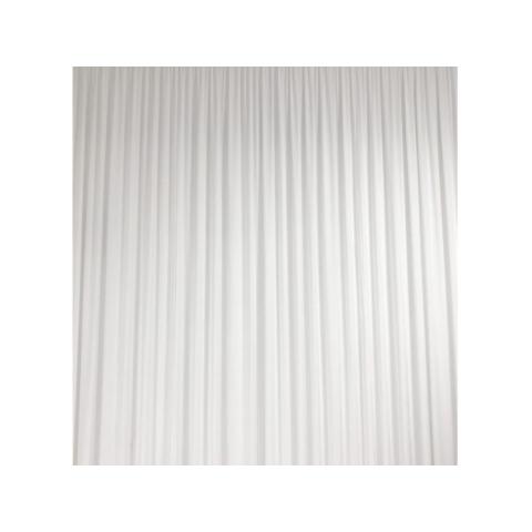 Rideau lycra plissé blanc 3x4m