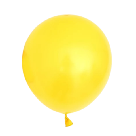Ballon jaune nacré
