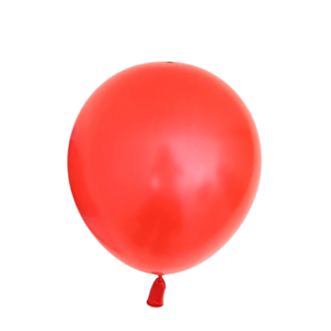ballon nacré rouge