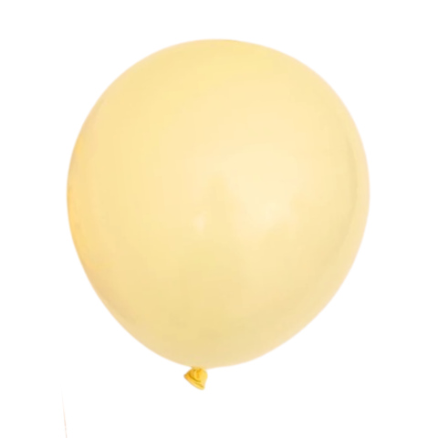 ballon pastel jaune